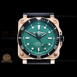 BR03-92 Diver 42mm BR Green...