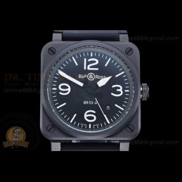 BR03-A 42mm CER Black Dial...