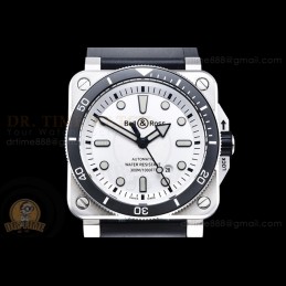 BR03-92 Diver 42mm SS White...