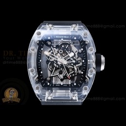 RM055 CRY/Black Skeleton...