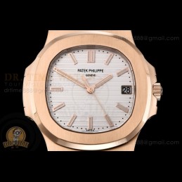 Nautilus 5711 RG White Dial...