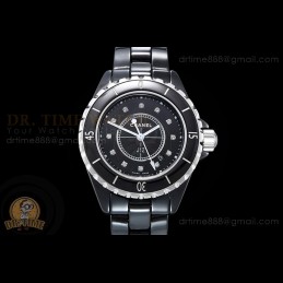 J12 33mm CER Black Dial on...