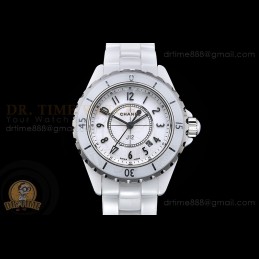 J12 33mm CER White Dial on...