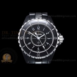 J12 33mm CER Black Dial on...