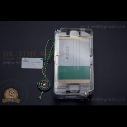 Rolex Plastic Box with Card