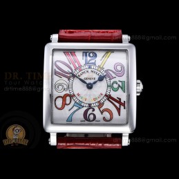 Master Square 33mm SS White...