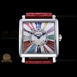 Master Square 33mm SS White...